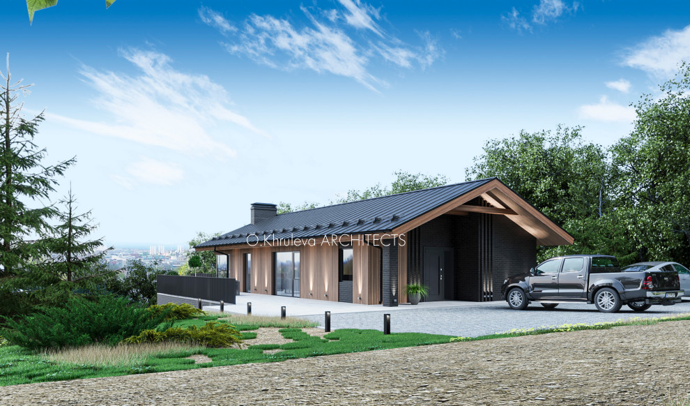 Дом на склоне