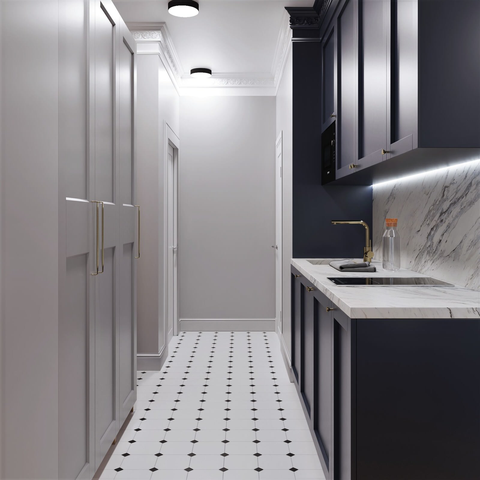 Обложка проекта: Moscow | Апартаменты | 41 м²