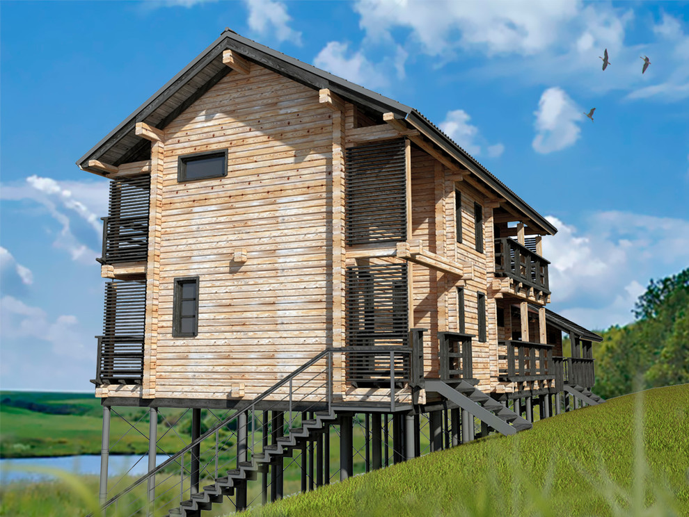 Дом на склоне