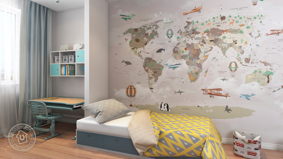 Обложка проекта: Дизайн-проект детской г. Тула, проспект Ленина