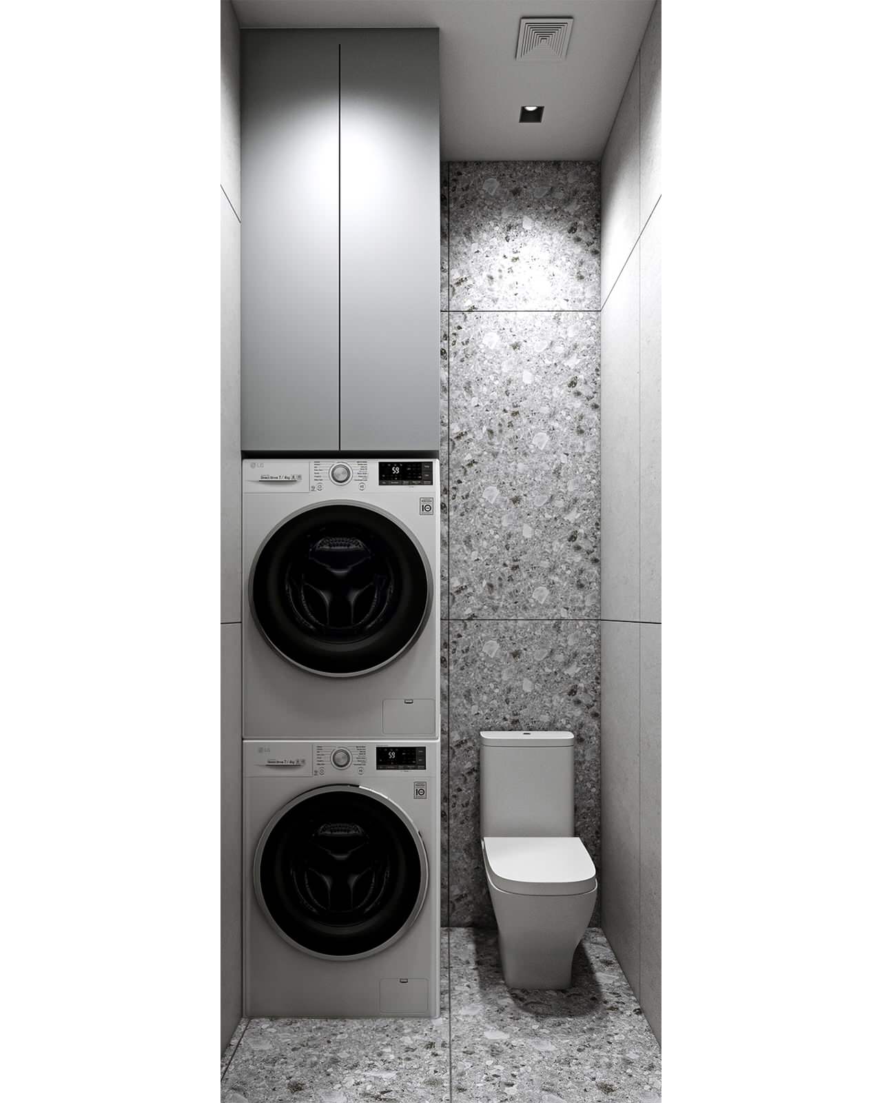 Дизайн Стильной Двухкомнатной Квартиры 74 м2 в жк Время в Москве