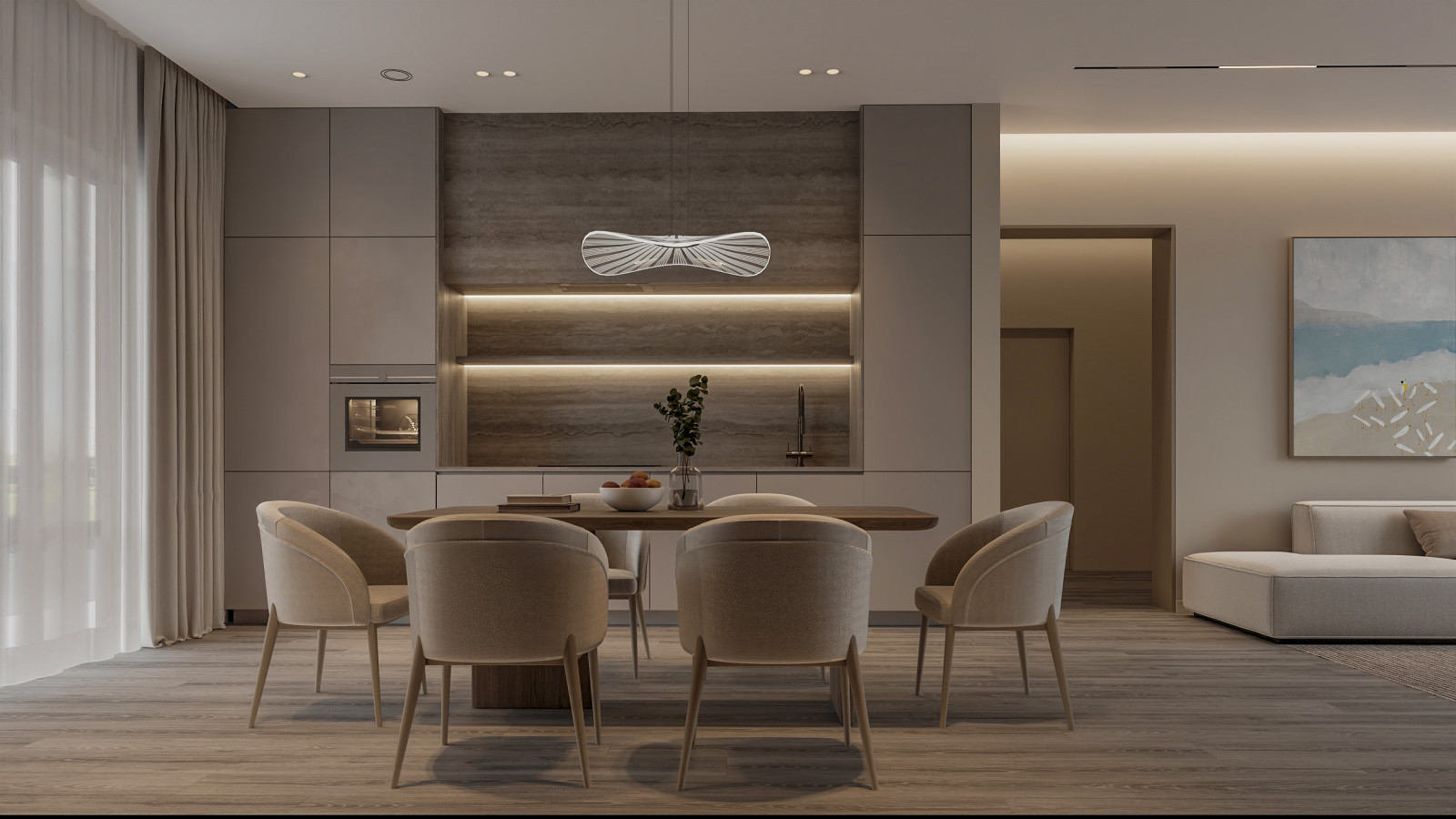 Обложка проекта: Гостиная в загородном доме