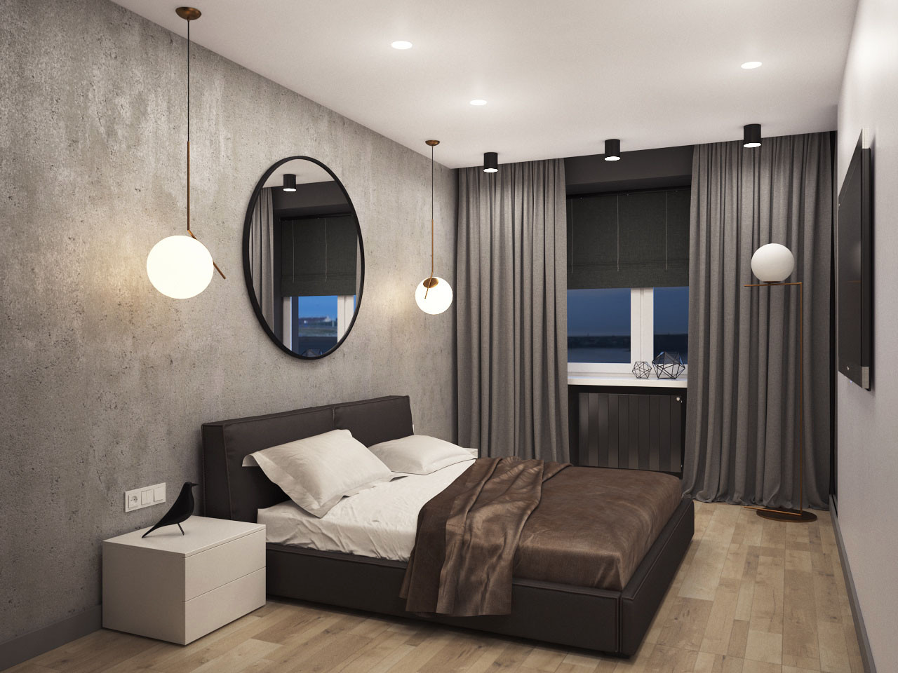 Интерьеры трехкомнатной квартиры в ЖК "Изумрудный" г. Самара