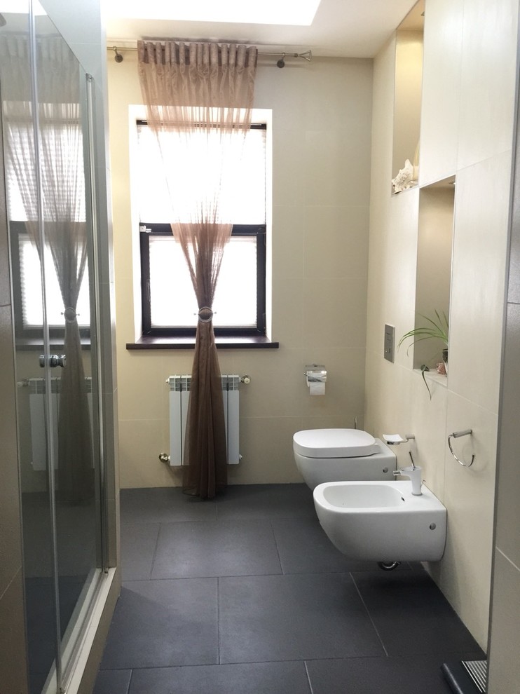 Гостевой санузел в интерьере СЕРЕБРО и ЗОЛОТО.