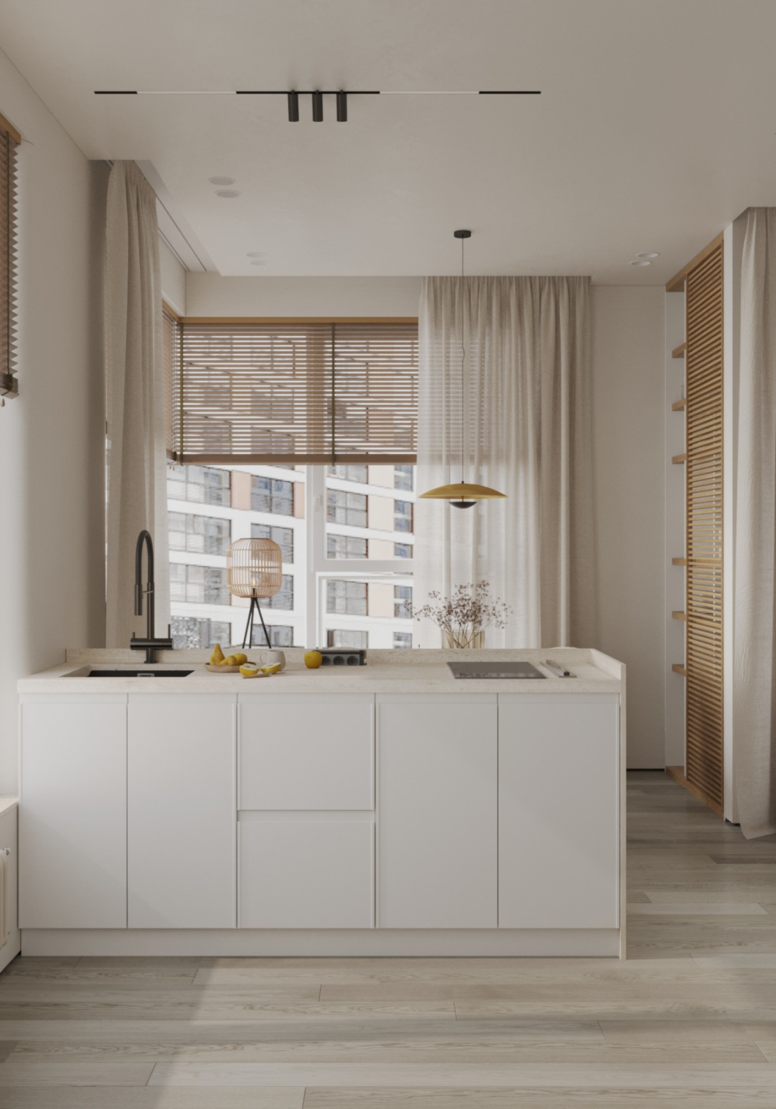 Обложка проекта: Квартира в стиле Ваби-Саби