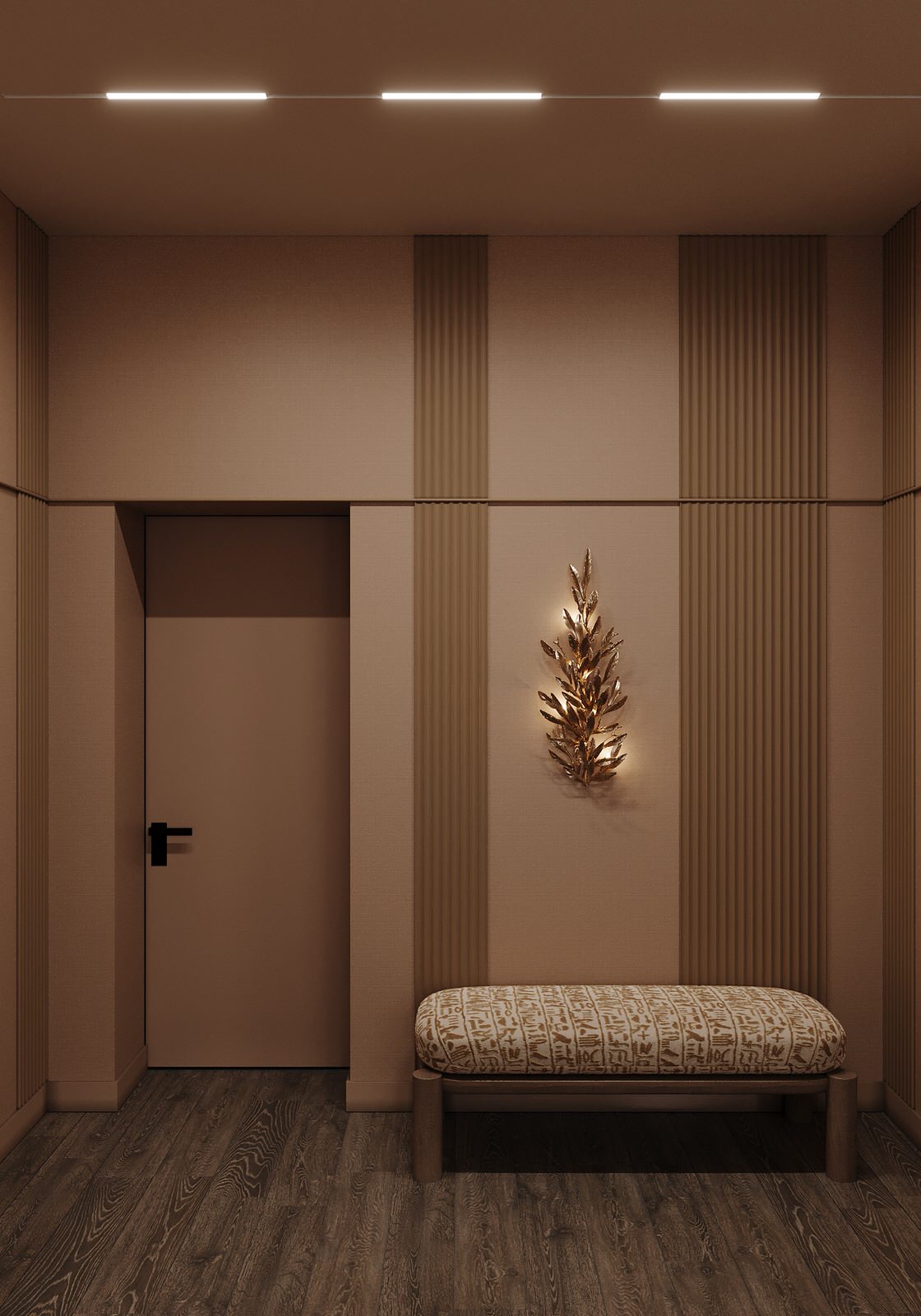 Интерьер загородного дома кардинально отличающийся от домов в округе