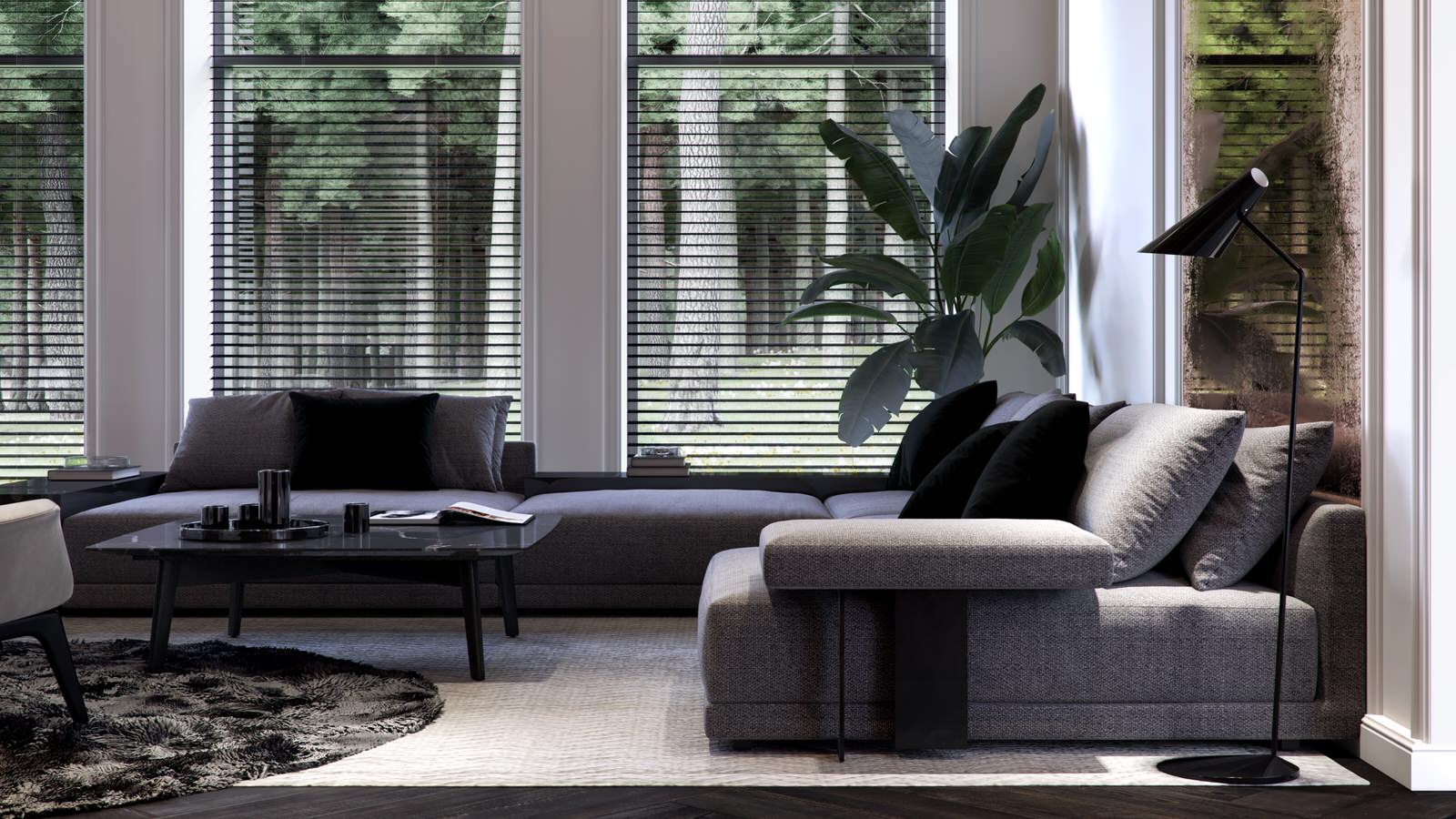 Гостинная/обеденная зона