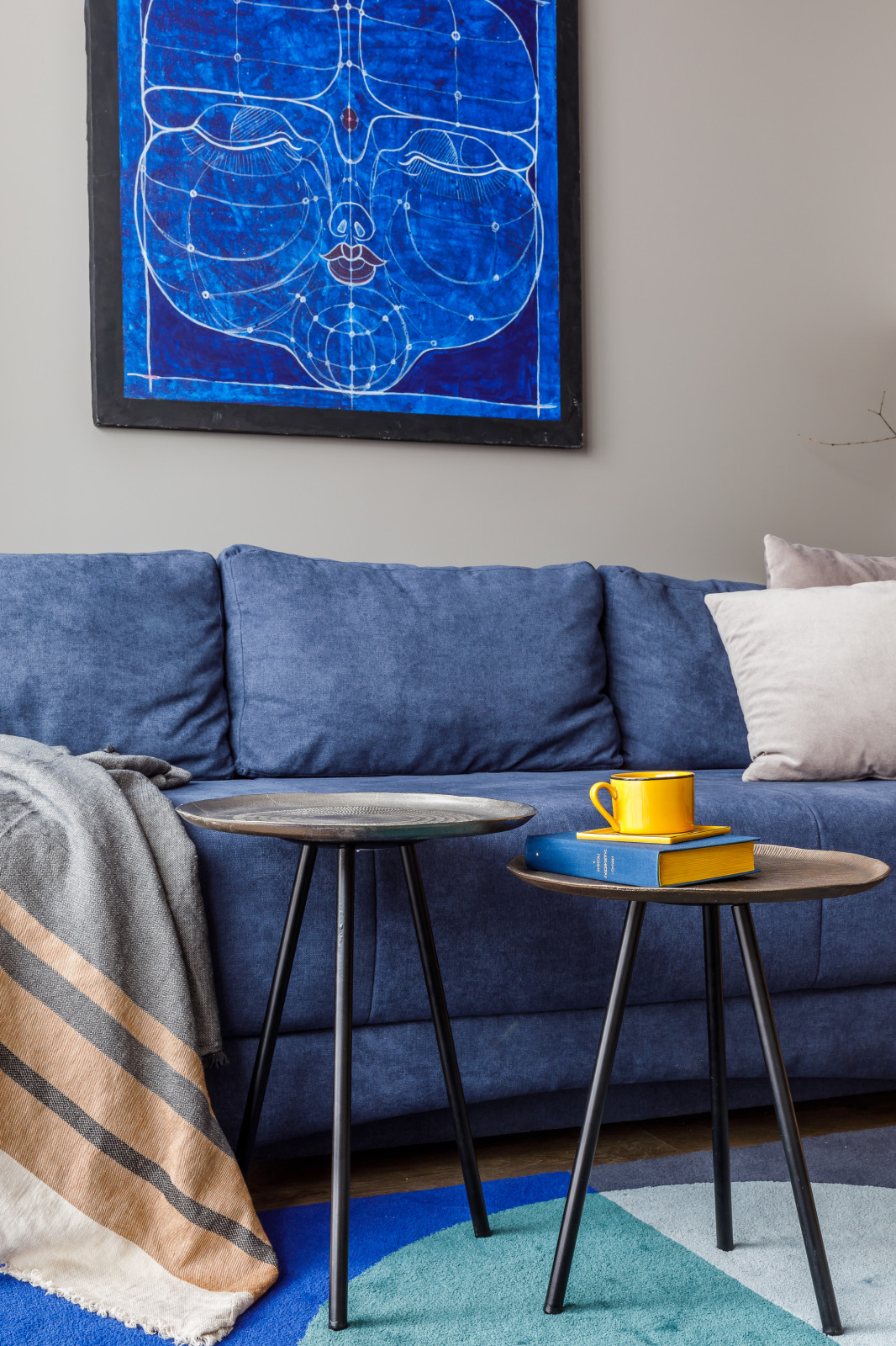 Светлая квартира с яркими акцентами 51 м²