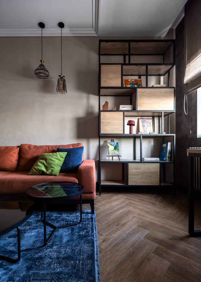 Винтаж в ярком интерьере 4-х комнатной квартиры