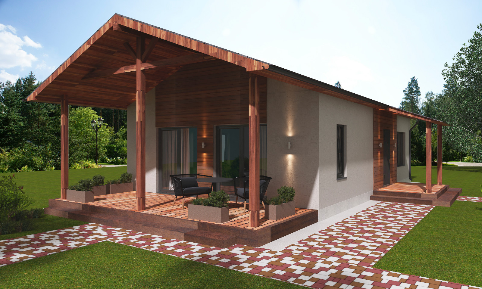 Проекты недорогих домов, для строительной фирмы