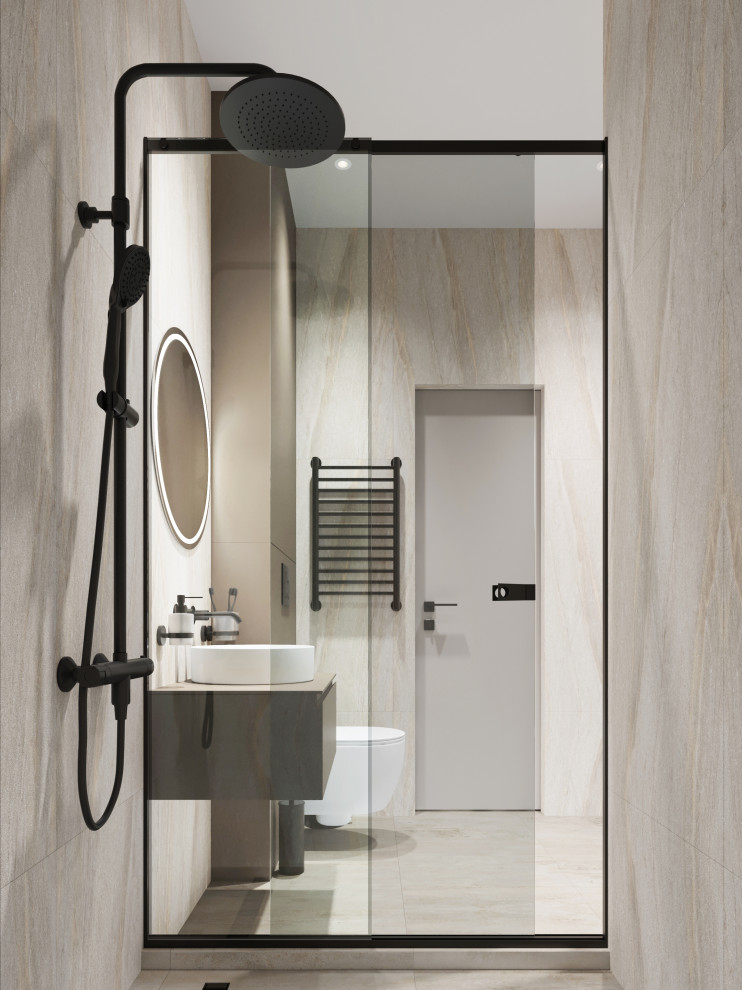 Ванная комната проект квартиры 57 кв