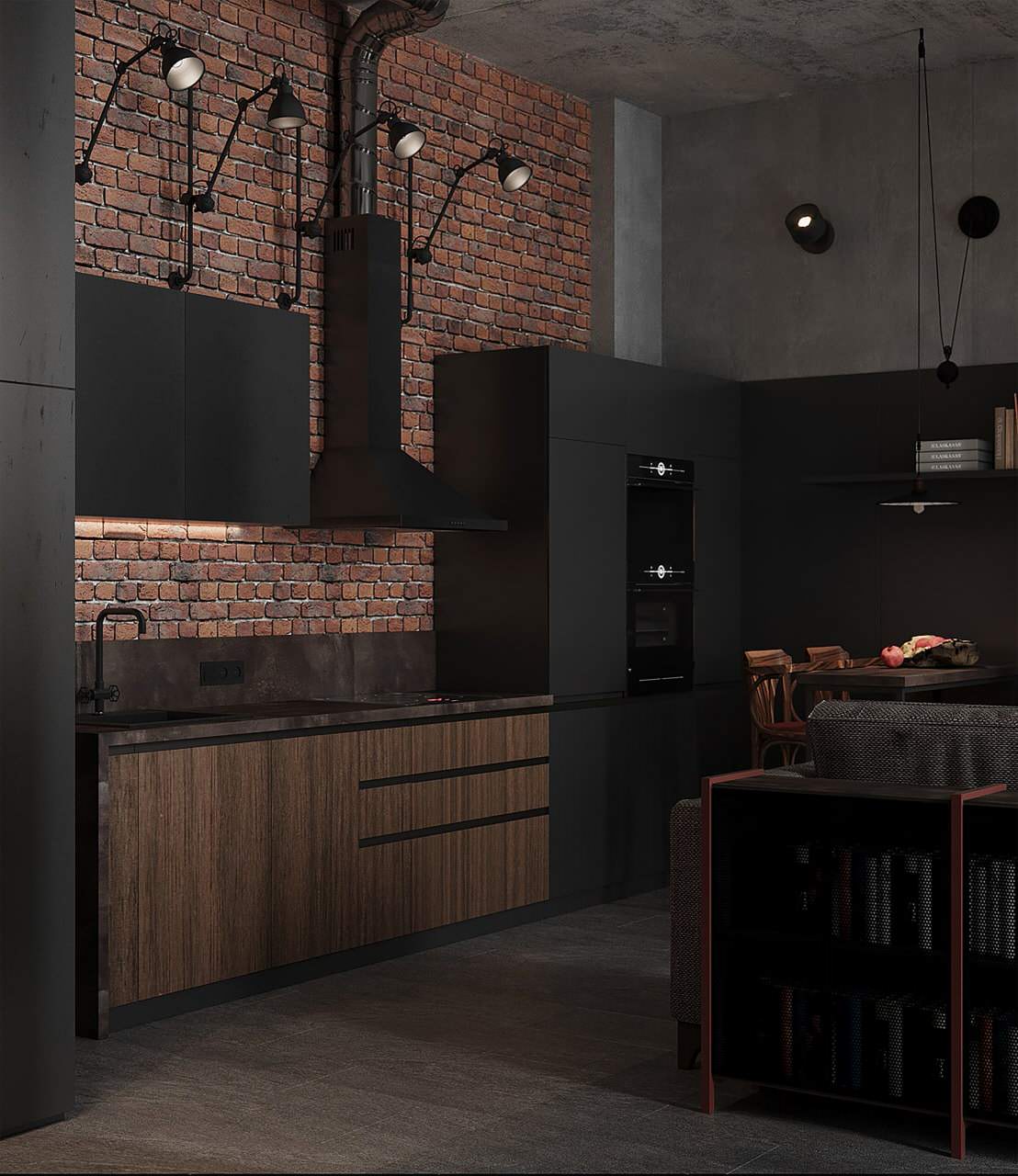 Лофт с высоким потолком на ПРОФСОЮЗНОЙ 20