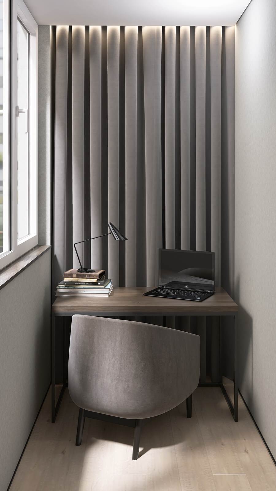 Дизайн двухкомнатной квартиры, 54 м2