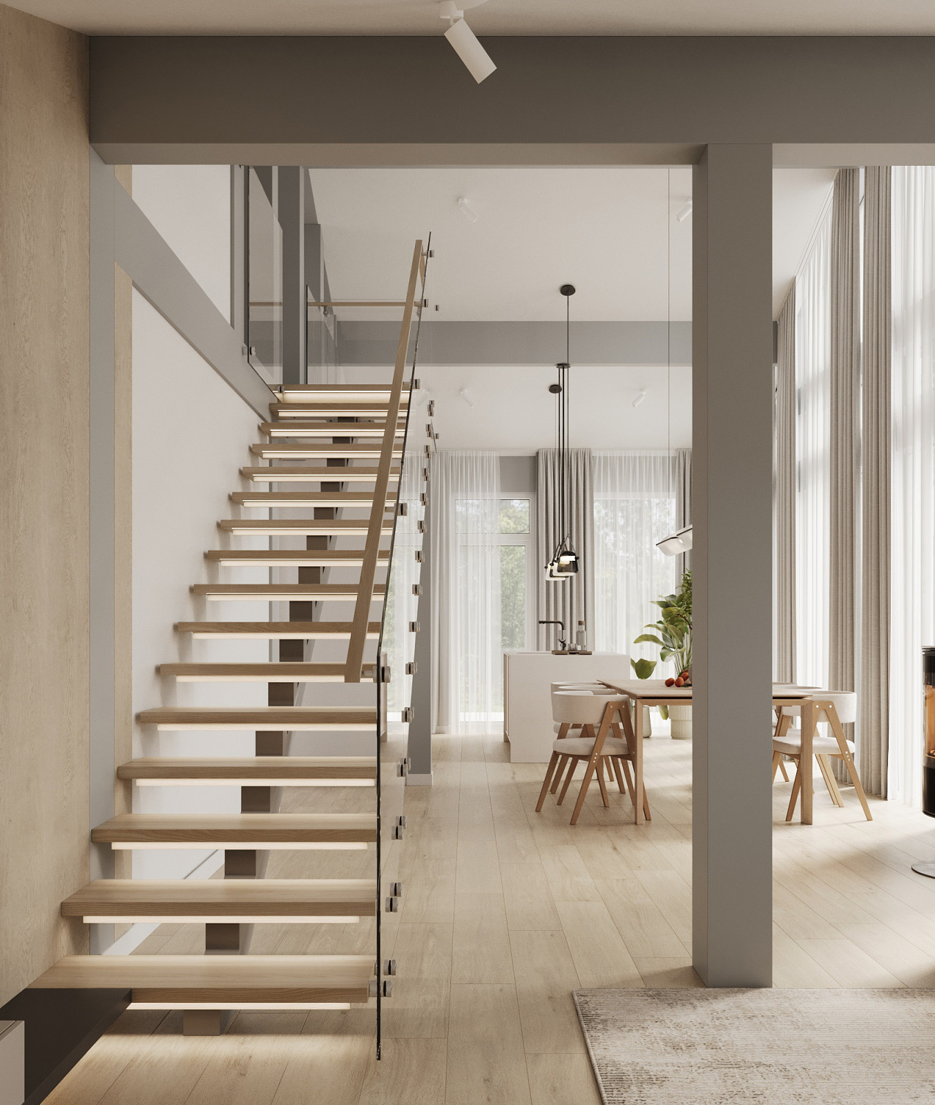 Двухэтажный дом фахверк 98м² в г. Москва