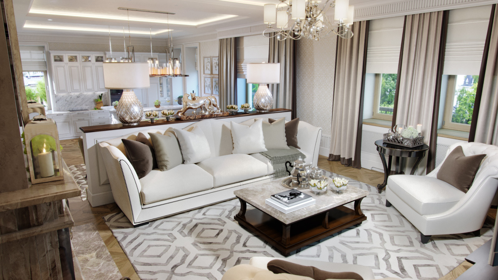 Лайково, гостиная