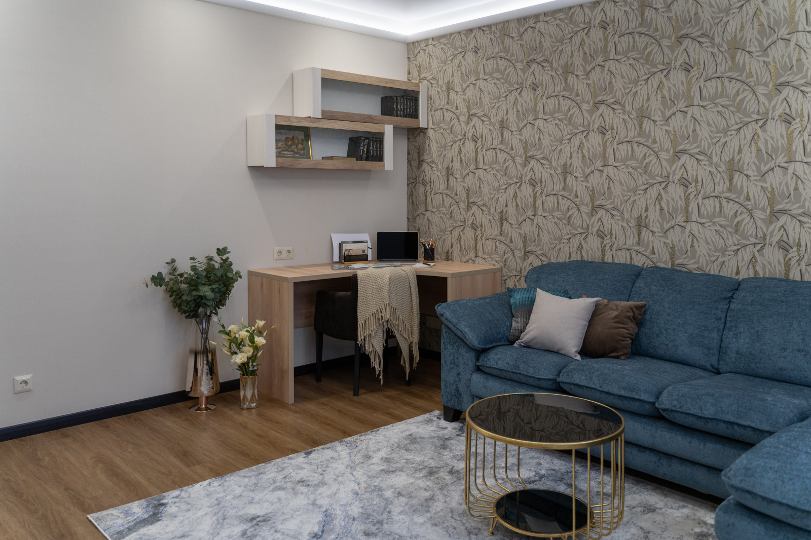 Квартира для молодого человека "Мягкая эклектика"