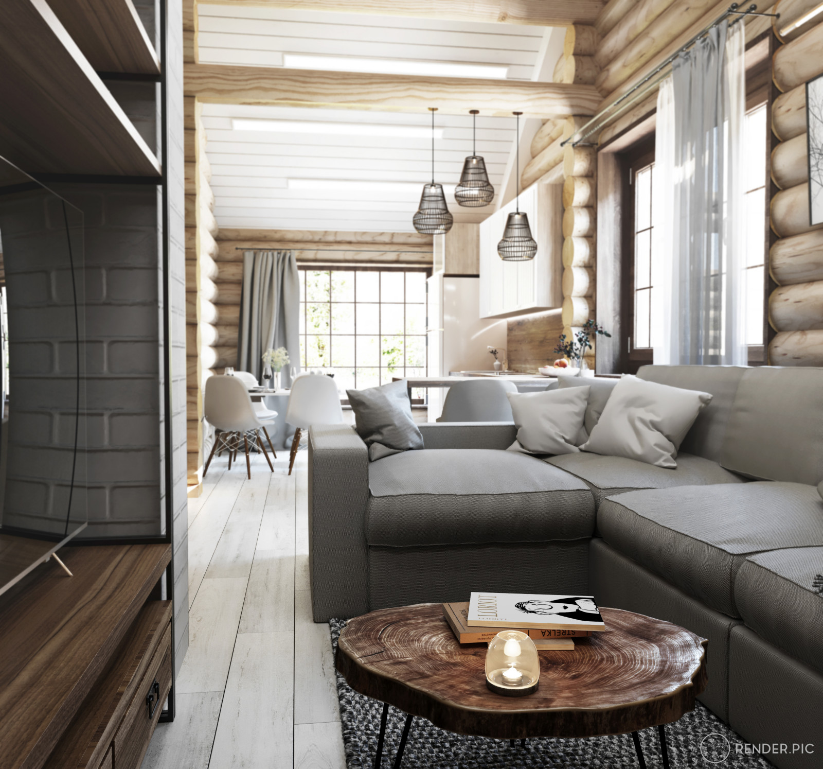 Визуализация летнего дома