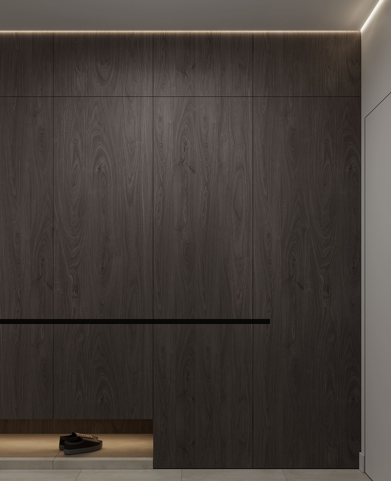 Дизайн-проект квартиры для семейной пары в современном стиле