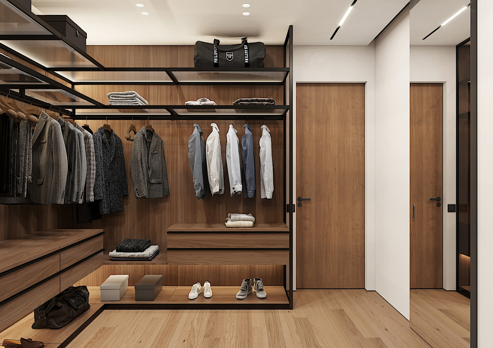 Дом с мансардой в современном стиле