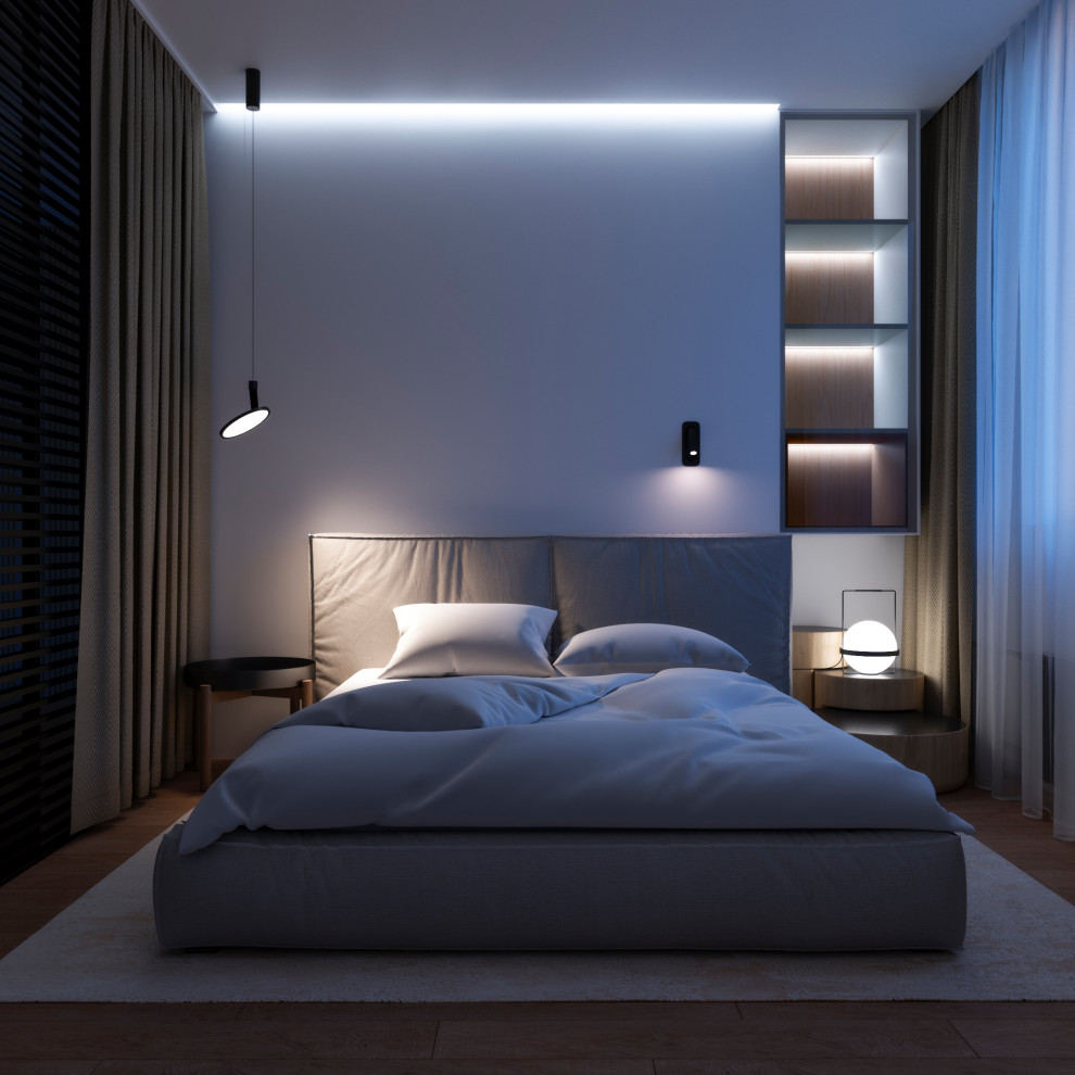 Обложка проекта: проект однокомнатной квартиры в стиле минимализм