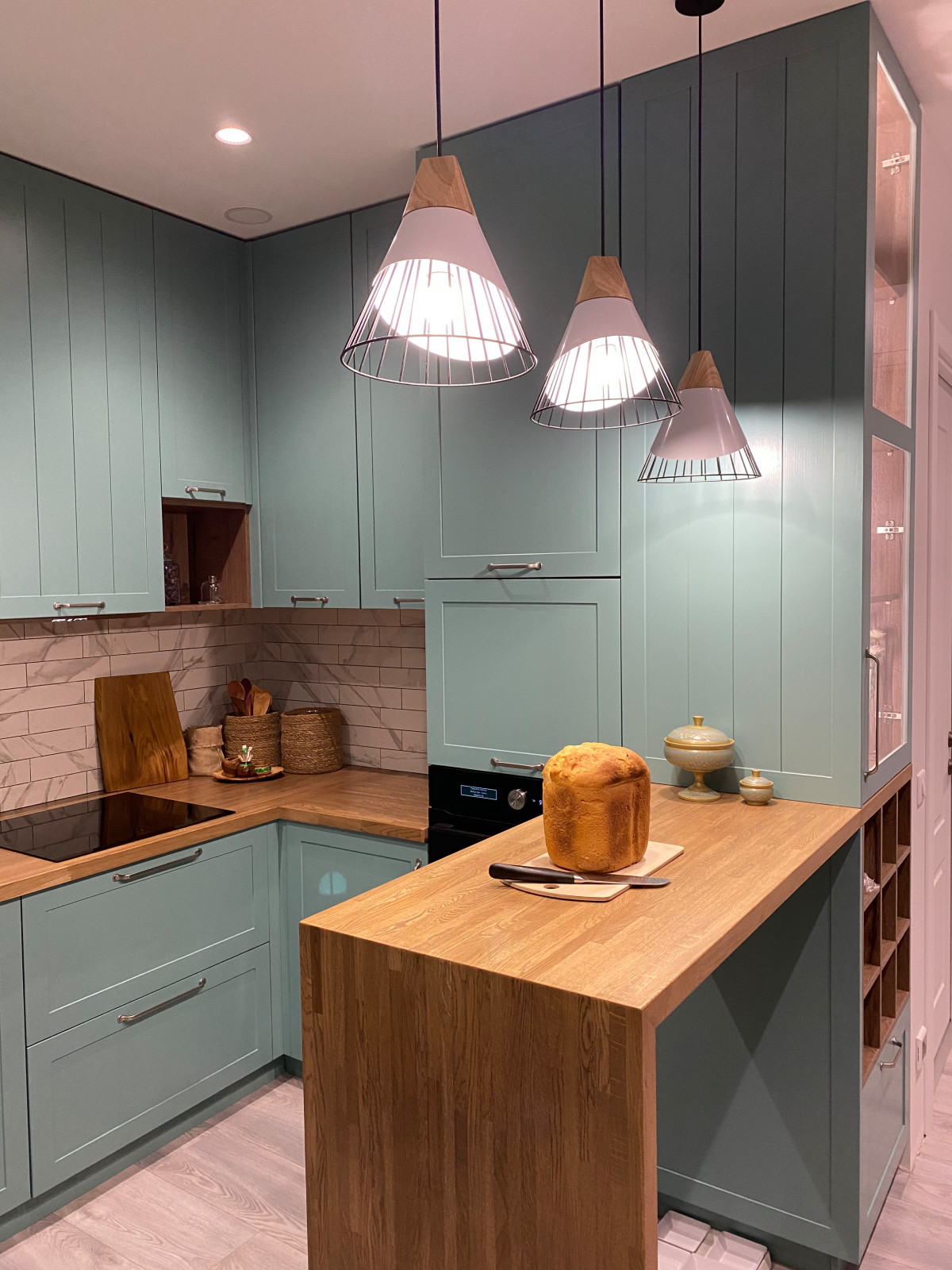 П-образная Кухня в стиле «Прованс»