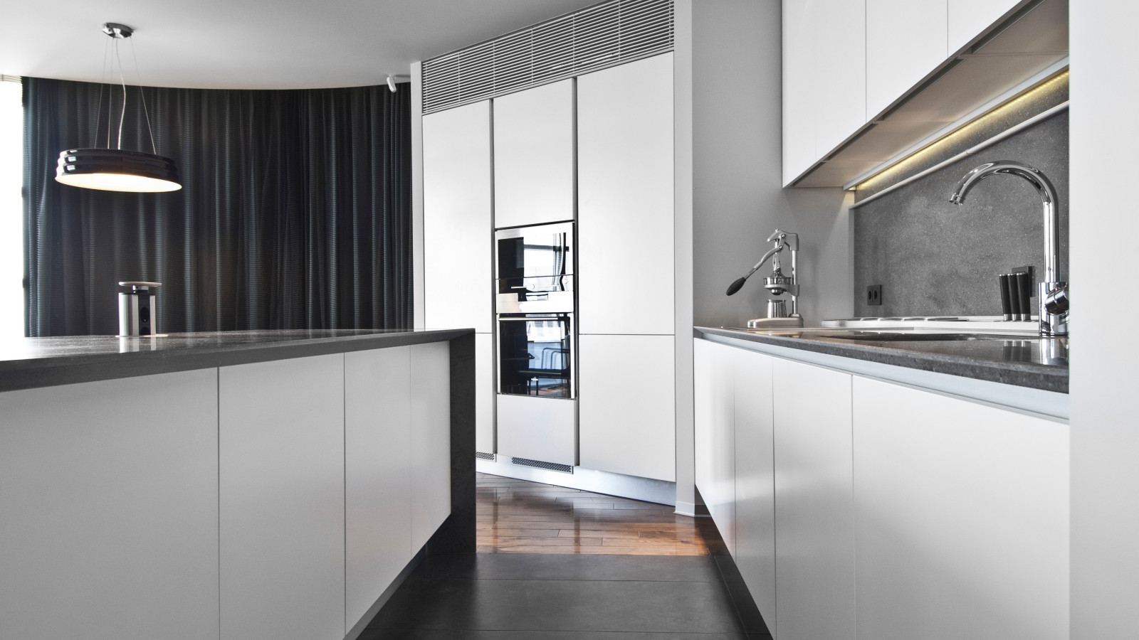 Modern Apartment Slate&Walnut