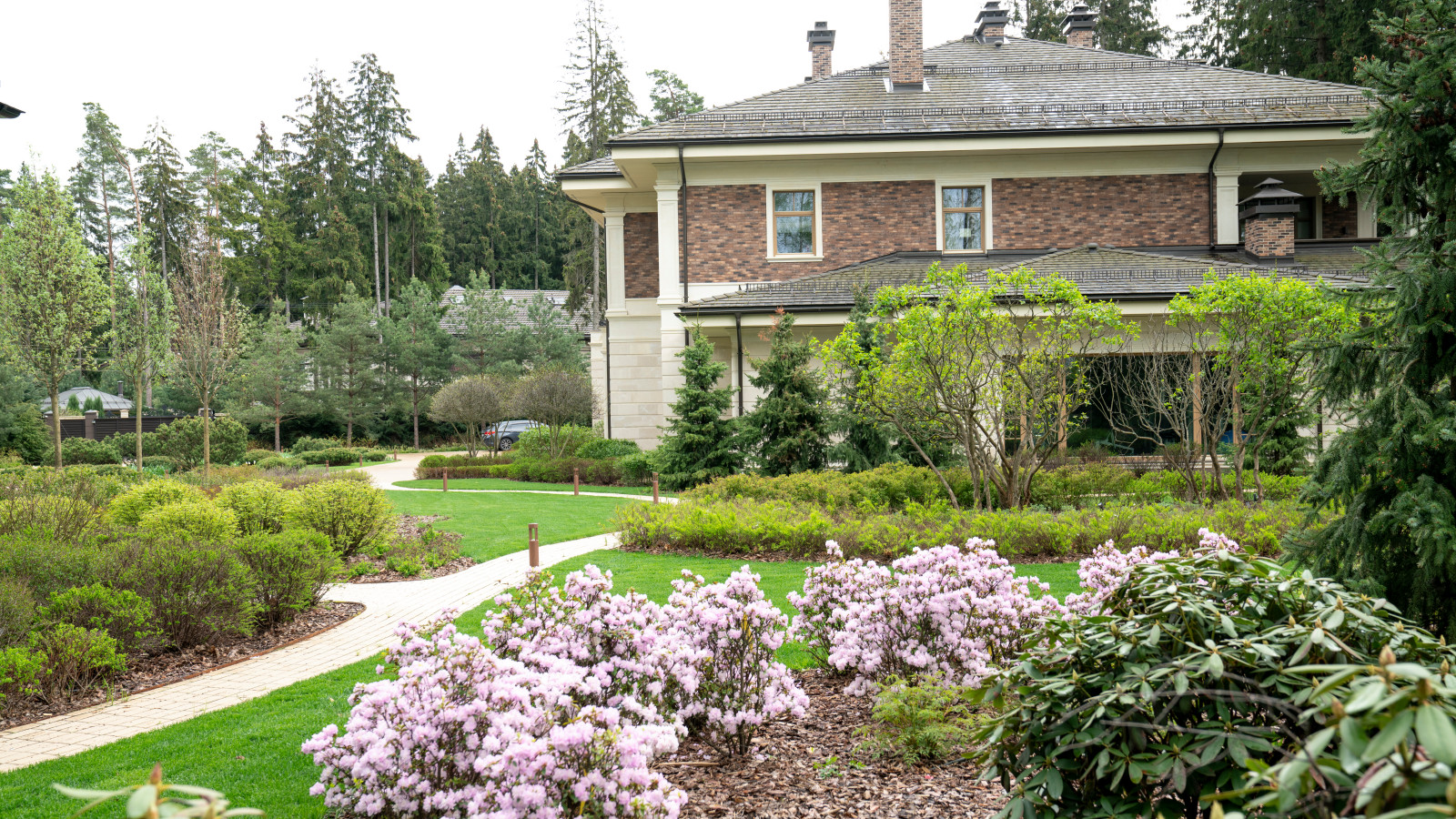 Вилла в стиле Райта. КП "Грибово" 2018 г.