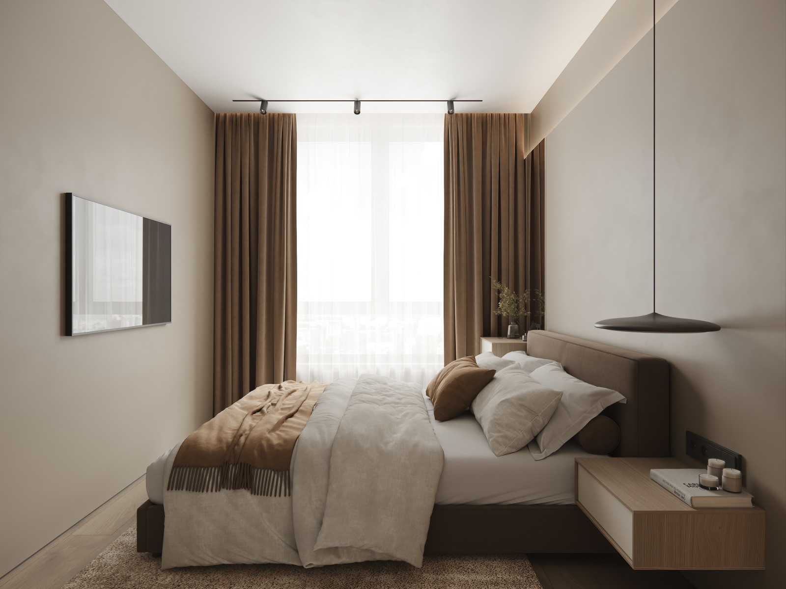 ЖК «Черная речка», квартира в стиле джапанди