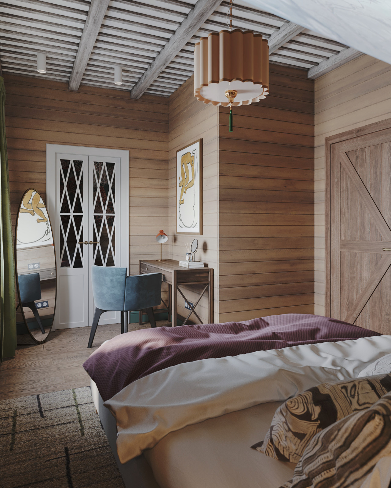 Загородный дом для молодой семьи с котами