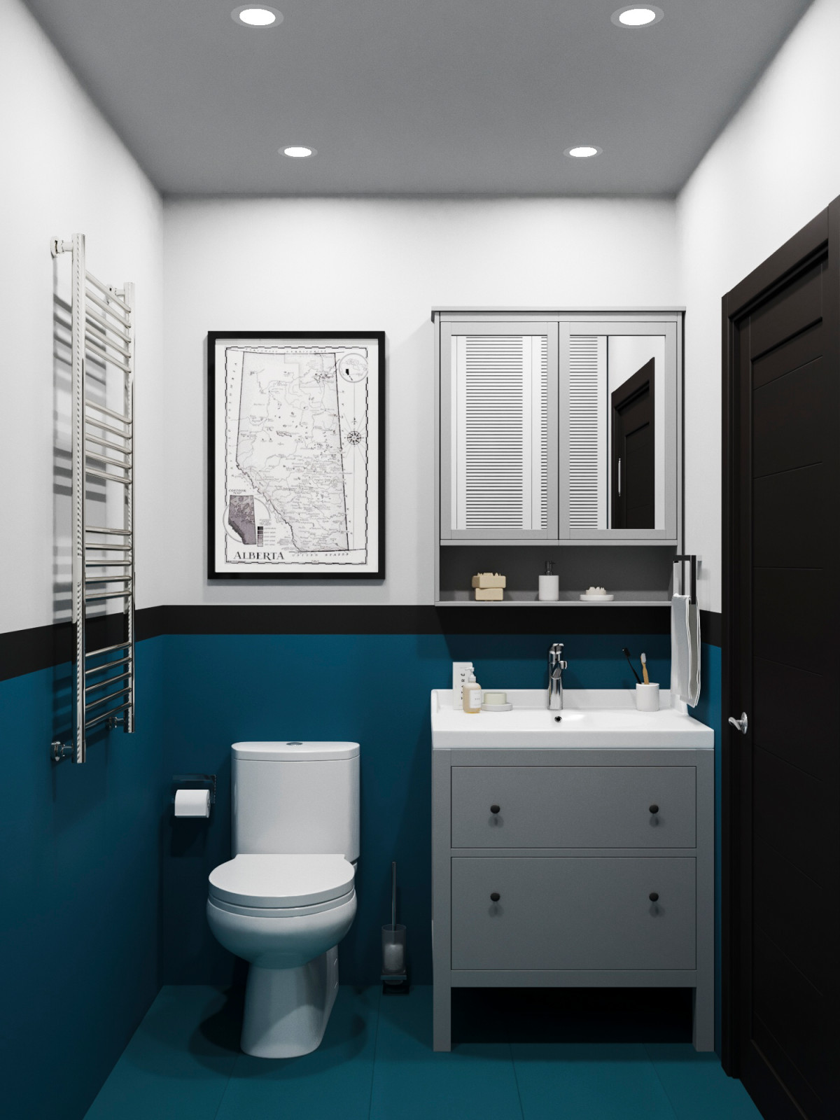 Обложка проекта: Дизайн интерьера санузлов