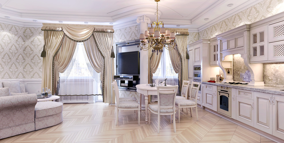 3х комнатная квартира в классическом стиле