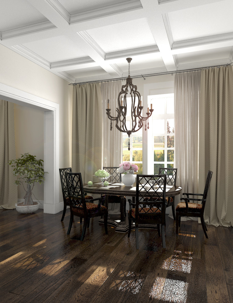 Project of Interiors at Private House (Moscow region)