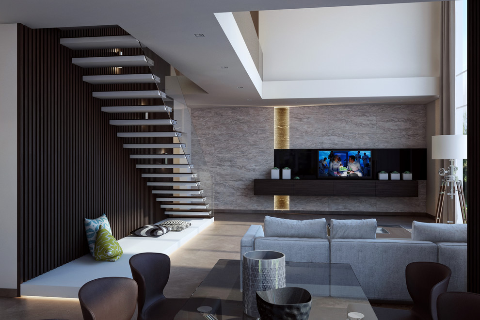 Интерьер загородного дома в Сколково