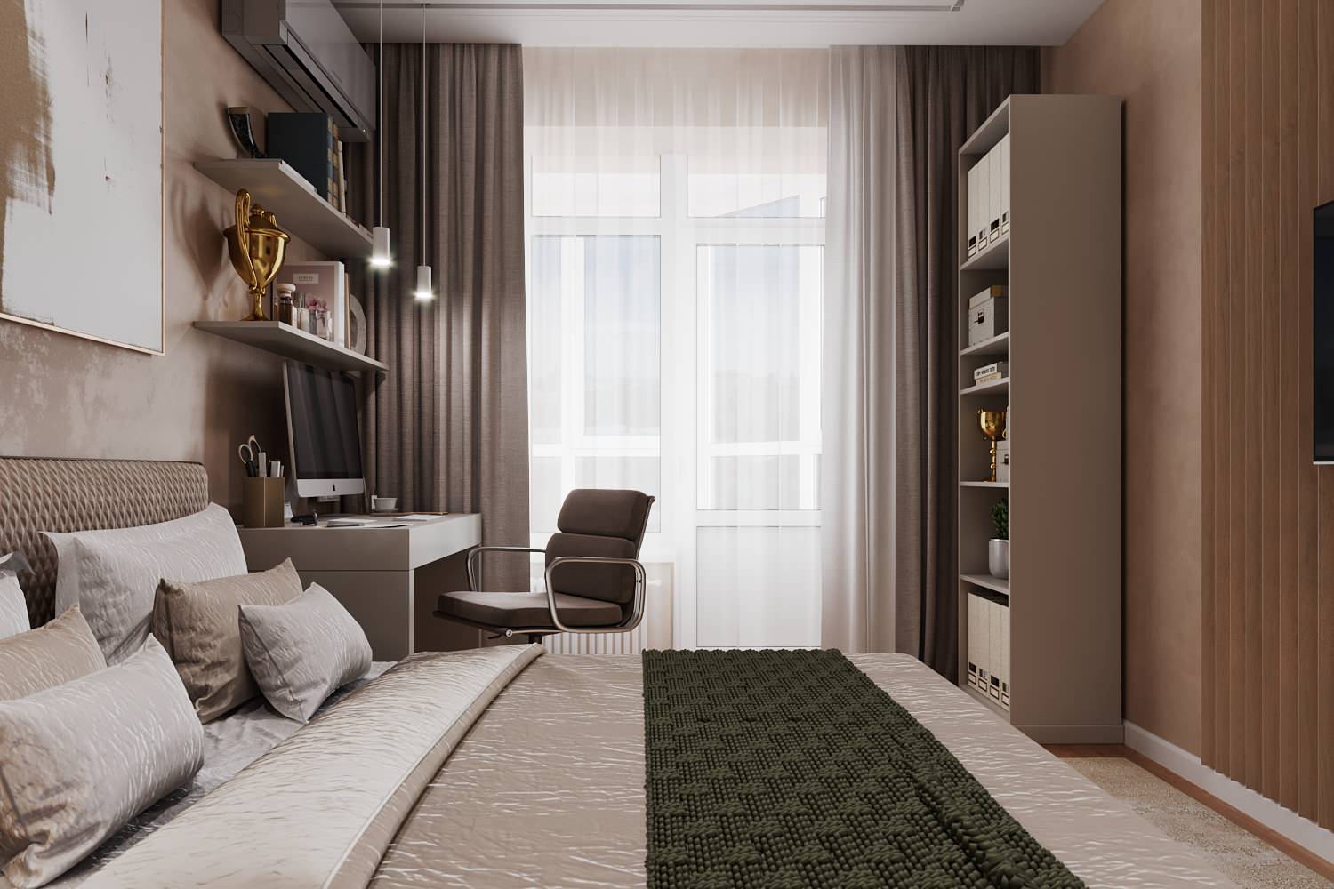 Контрастная квартира в ЖК Столичный