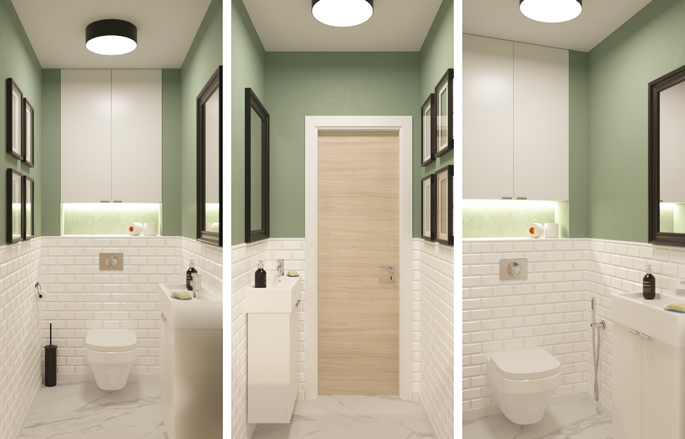 Обложка проекта: Светлая кварира с черными акцентами