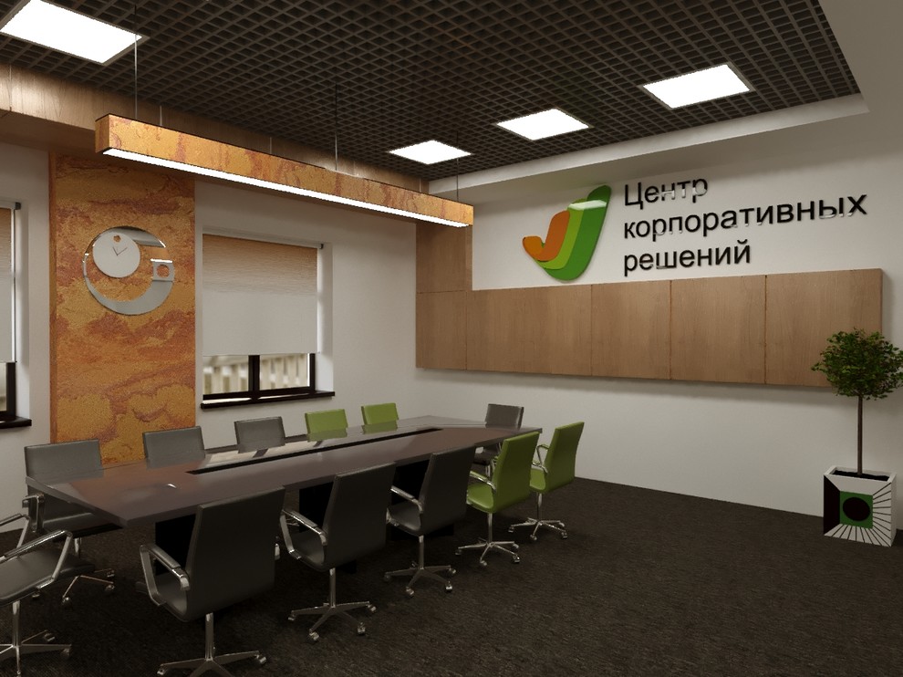 Дизайн-проект офисных помещений для Компании ''Сбербанк" г. Ставрополь