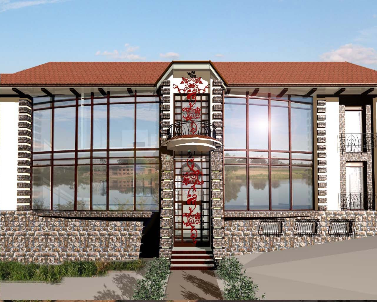 Эскиз котежда на 400 м.кв