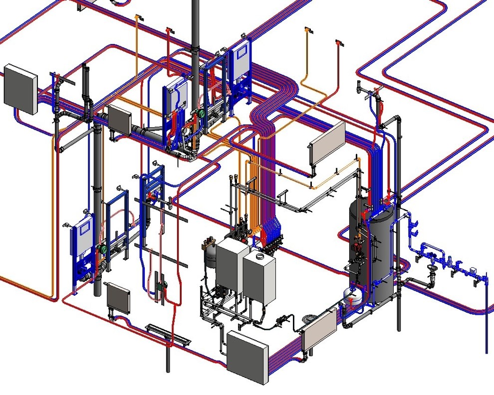 Инженерные системы дома 200 м2 из СИП панелей