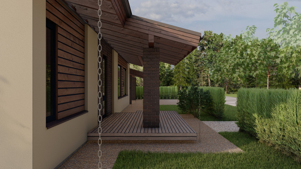 Практичный одноэтажный дом в г. Пенза