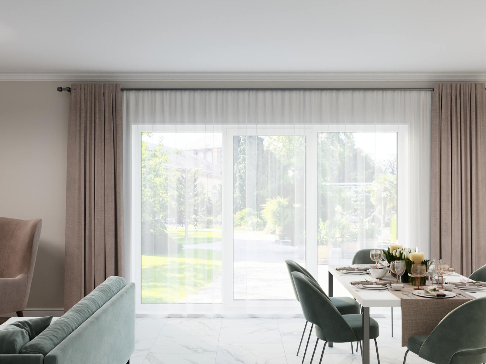 Загородный дом в стиле Неоклассика