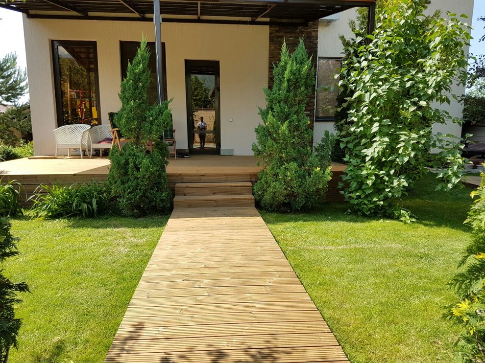 Терраса из термососны (г. Алматы)