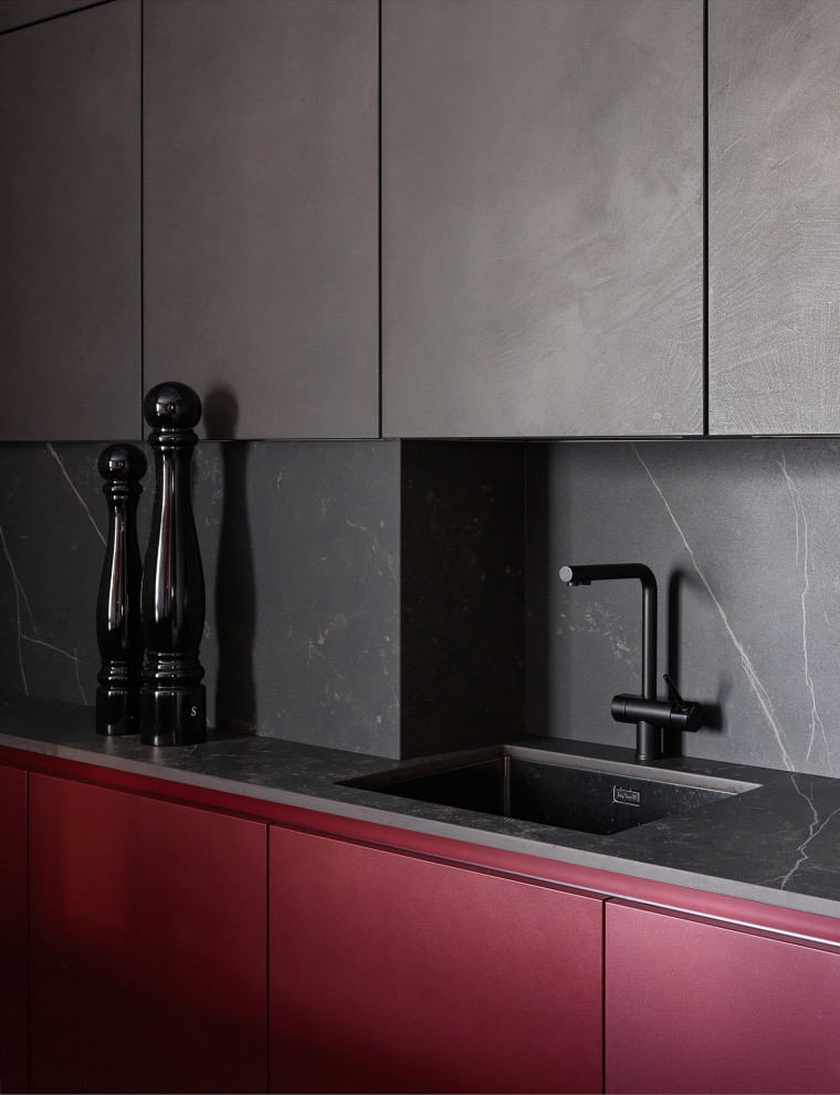 Apartment with grey shades in Saint-Petersburg