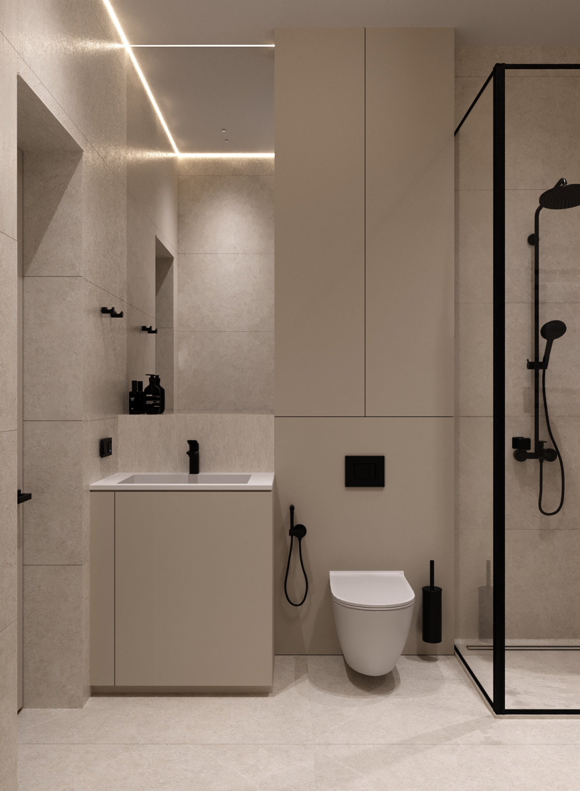 Коттедж в Мытищах, д. Шолохово — современный стиль с элементами минимализма