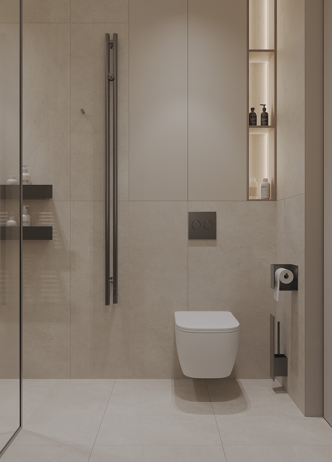 Интерьер апартаментов, Сочи, 45м2