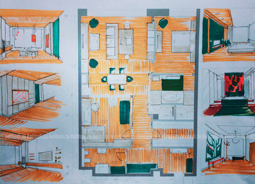 in a quiet pond /в тихом омуте