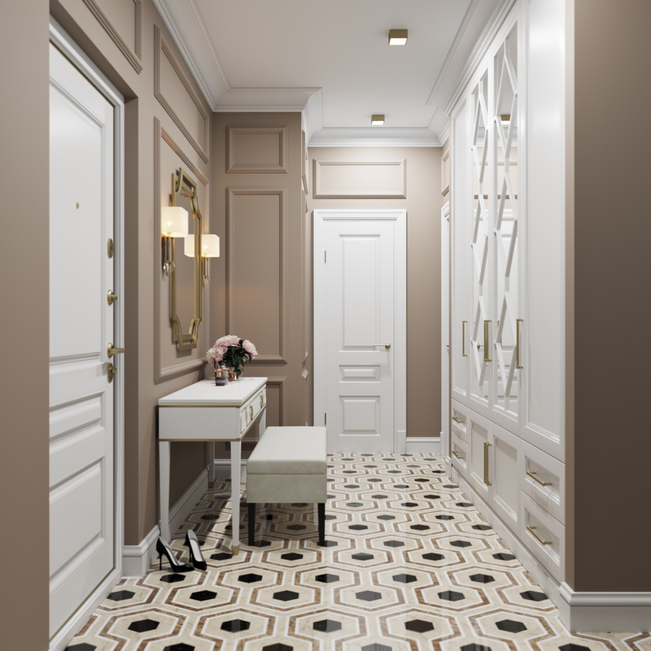 Дизайн-проект квартиры в ЖК Две столицы, 65 кв.м