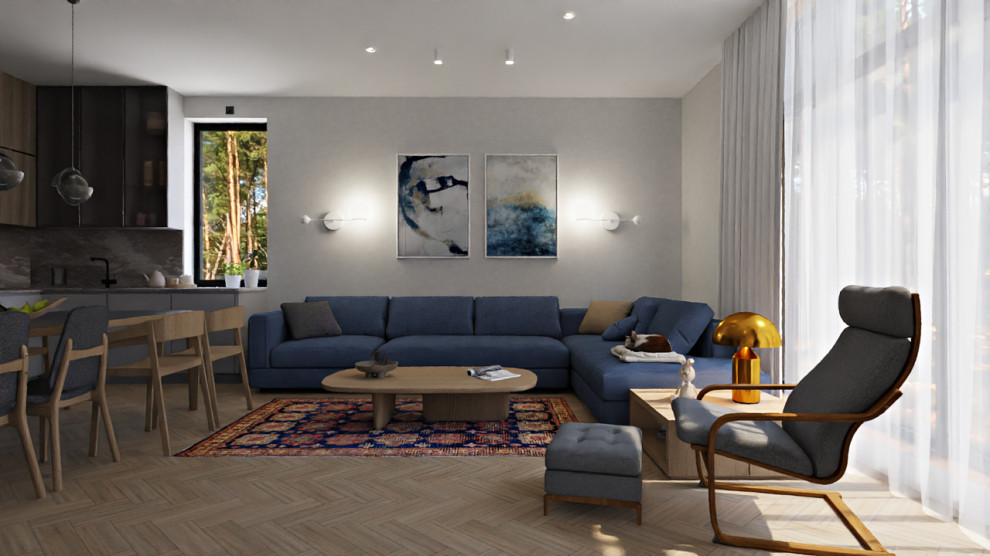 Современный загородный дом