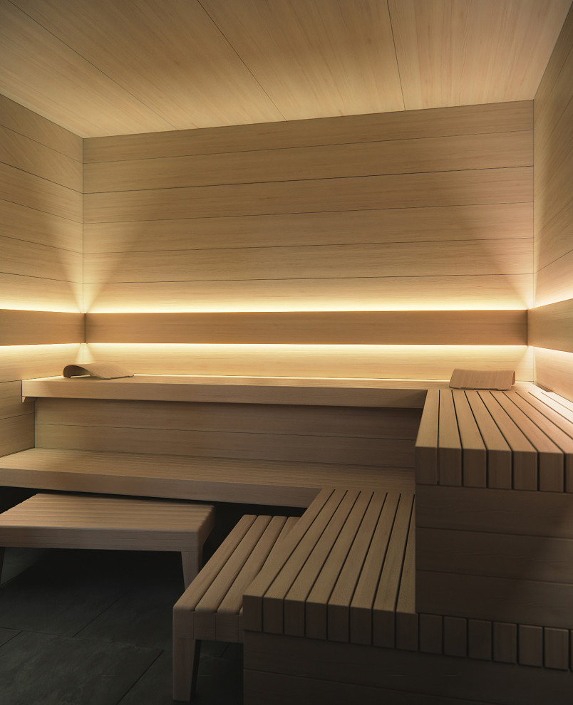 Лаунж и спортзал в частном доме