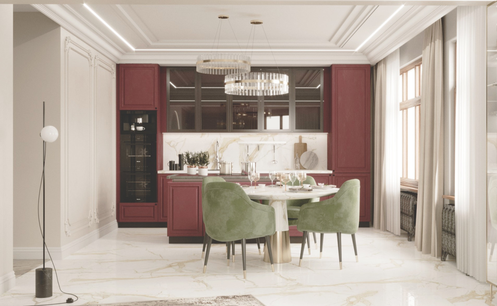 Обложка проекта: Кухня-гостиная г. Ярославль