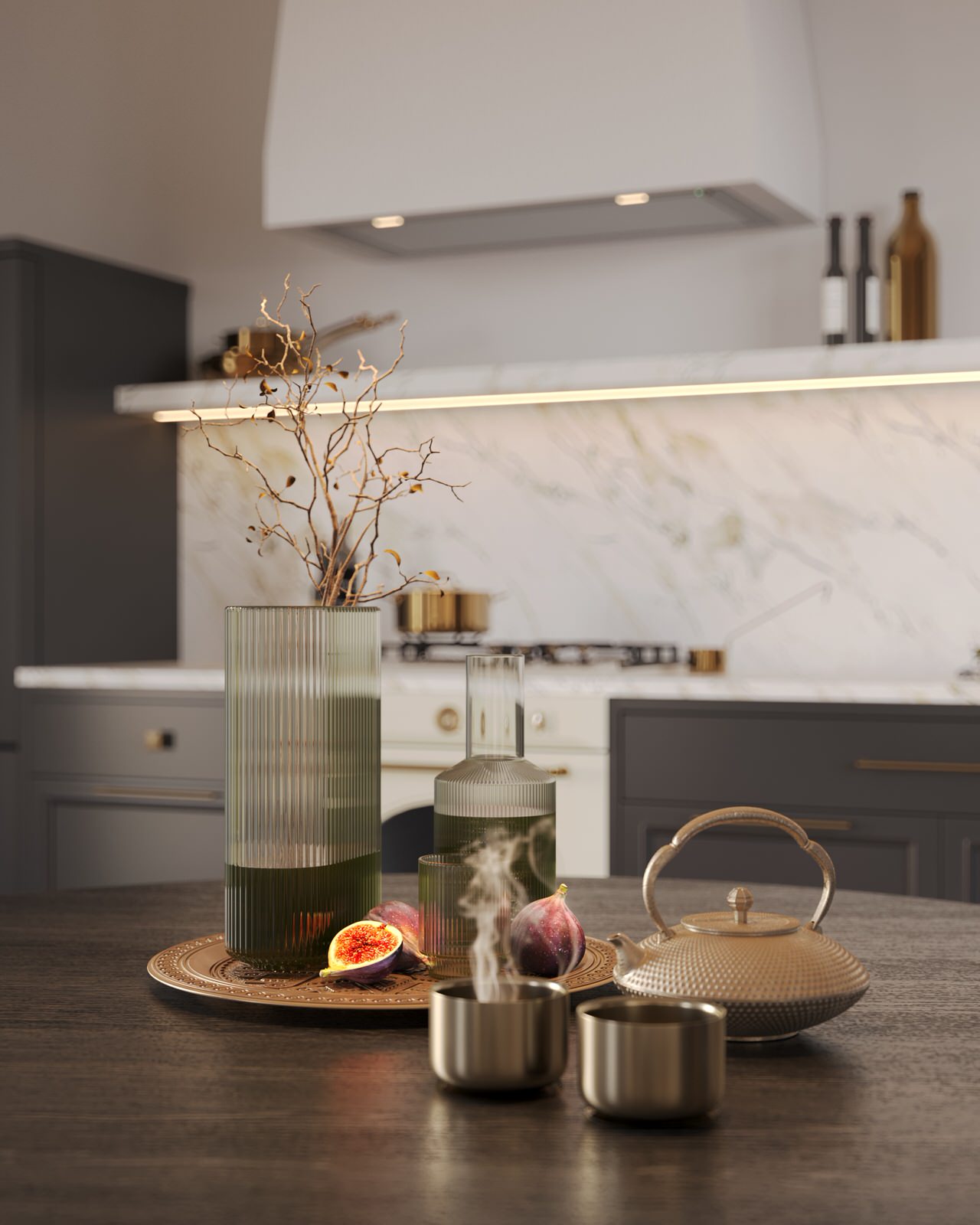 Загородный дом в Английском колониальном стиле в элементами Ар-деко